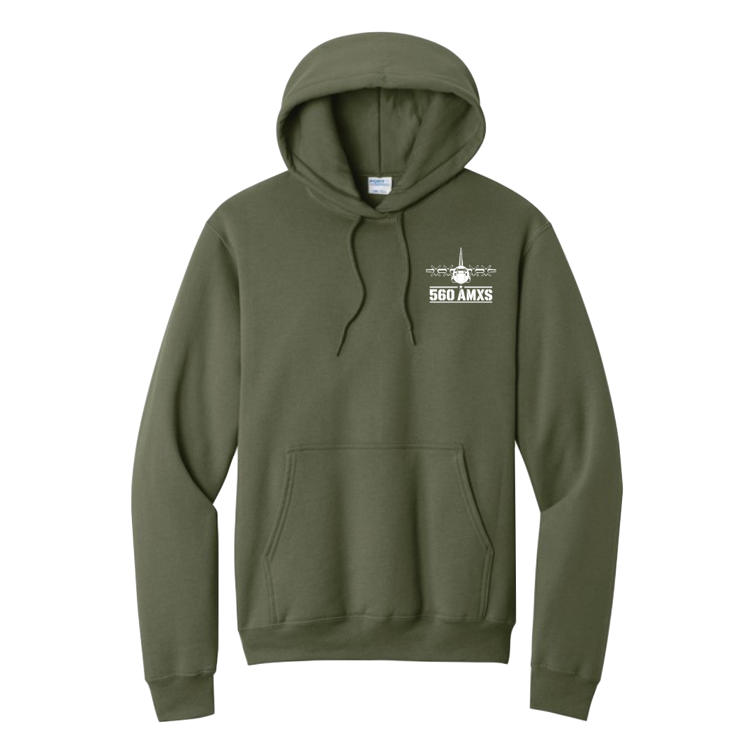 Port&Co - 50/50 Cotton/Poly Hoodie - Design 2