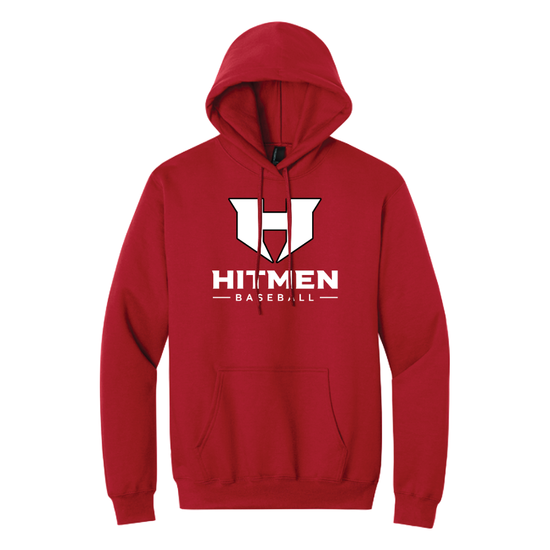 Port & Co® Essential Fleece Pullover Hooded Sweatshirt - Red