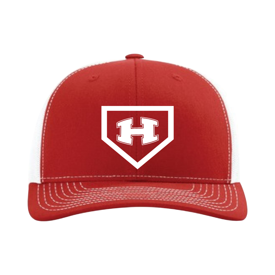 Richardson 112 Trucker Hat - Red / White