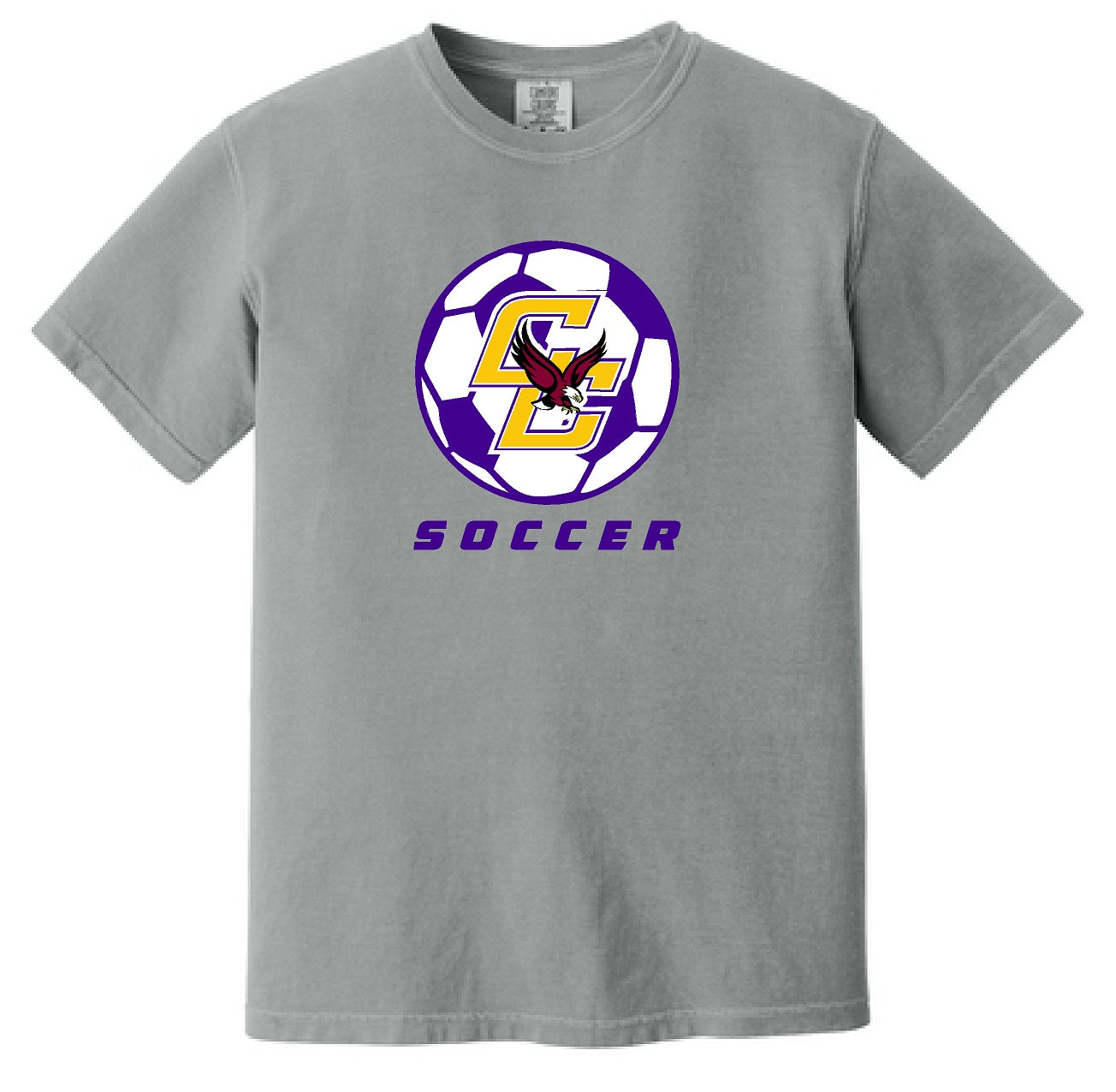 Soccer Comfort Colors ® Heavyweight Ring Spun Tee 1717