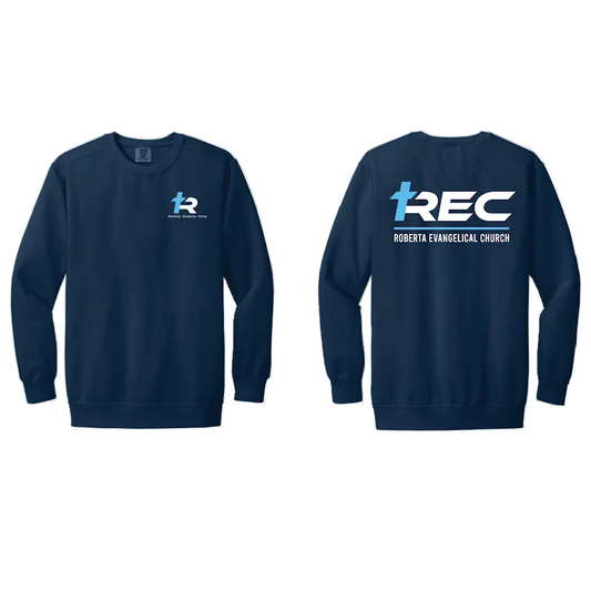 Comfort Color Crewneck - Navy