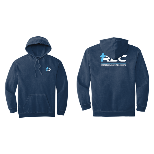 1567 - Comfort Colors® Ring Spun Hooded Sweatshirt - True Navy