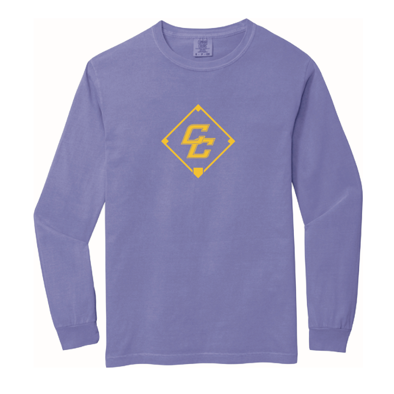 Comfort Colors® Heavyweight Ring Spun Long Sleeve Tee - Violet