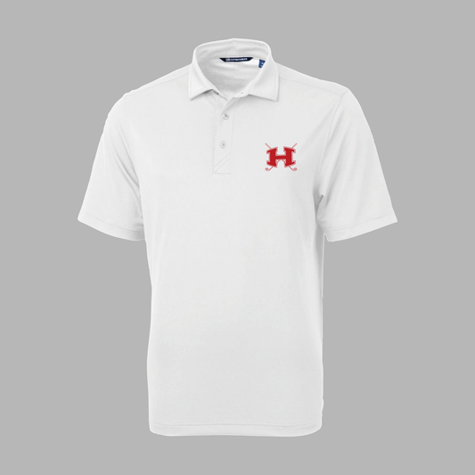 Mens Cutter & Buck Virtue Eco Pique Recycled Polo - White