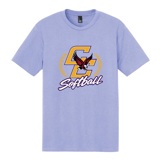 Soft Lilac - District Perfect Tri Tee