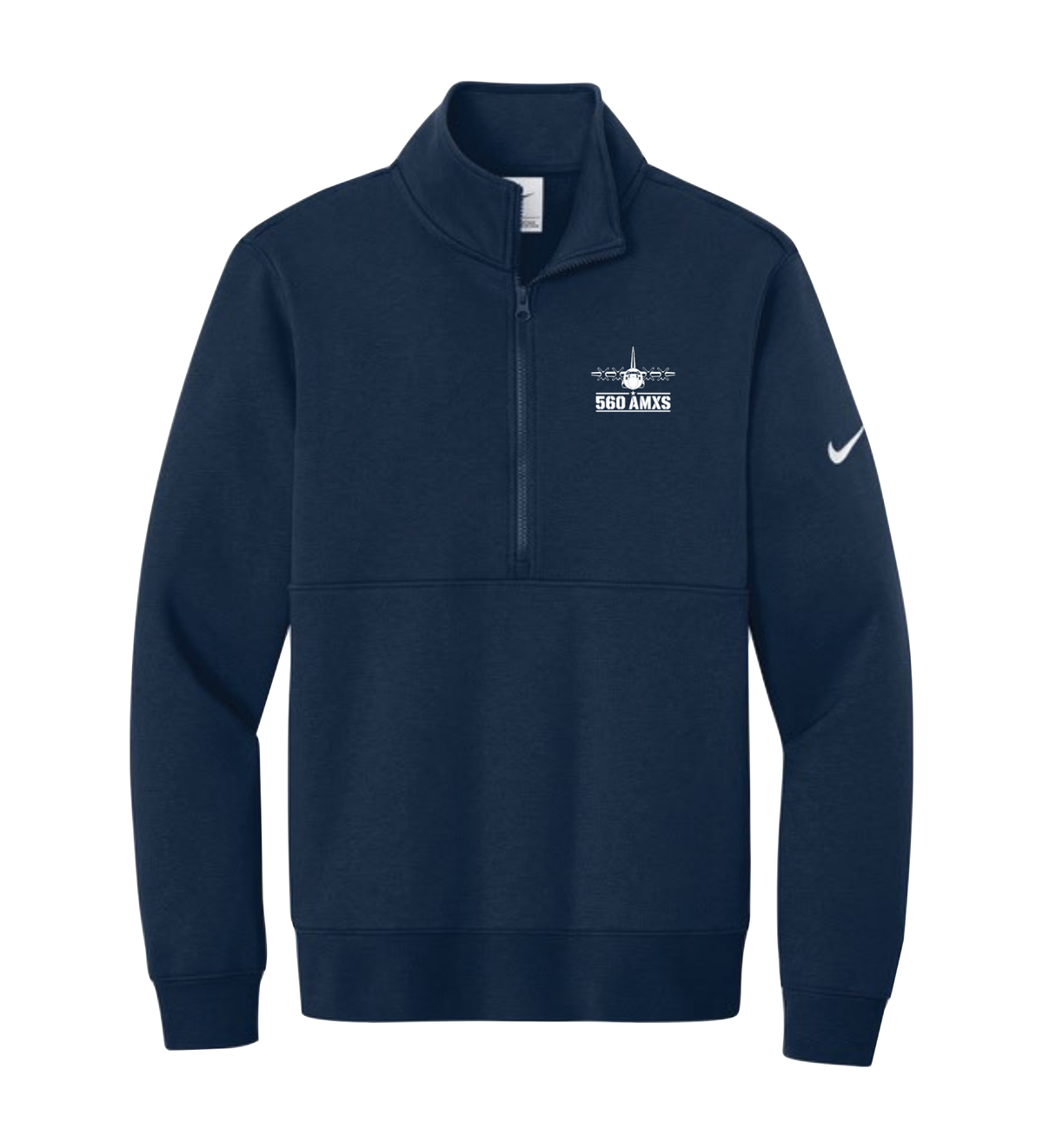 Men's Nike Club Fleece 1/2 Zip - Design 1