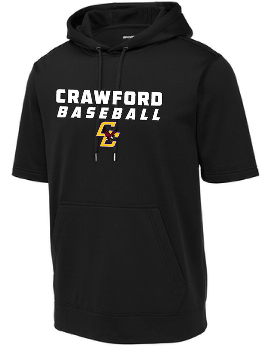 Sport-Tek ® Sport-Wick ® Fleece Short Sleeve Hooded Pullover ST251