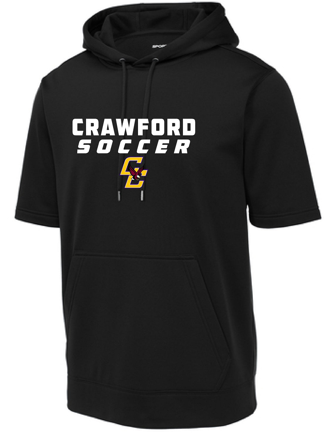 Soccer Sport-Tek ® Sport-Wick ® Fleece Short Sleeve Hooded Pullover ST251