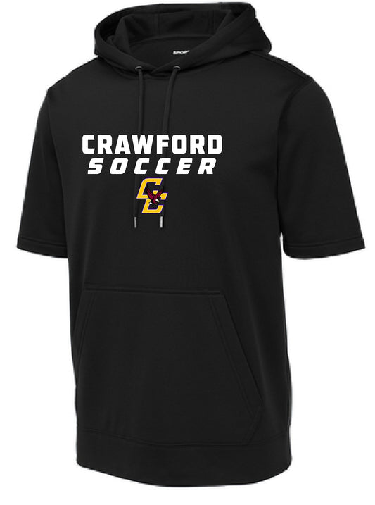 Soccer Sport-Tek ® Sport-Wick ® Fleece Short Sleeve Hooded Pullover ST251