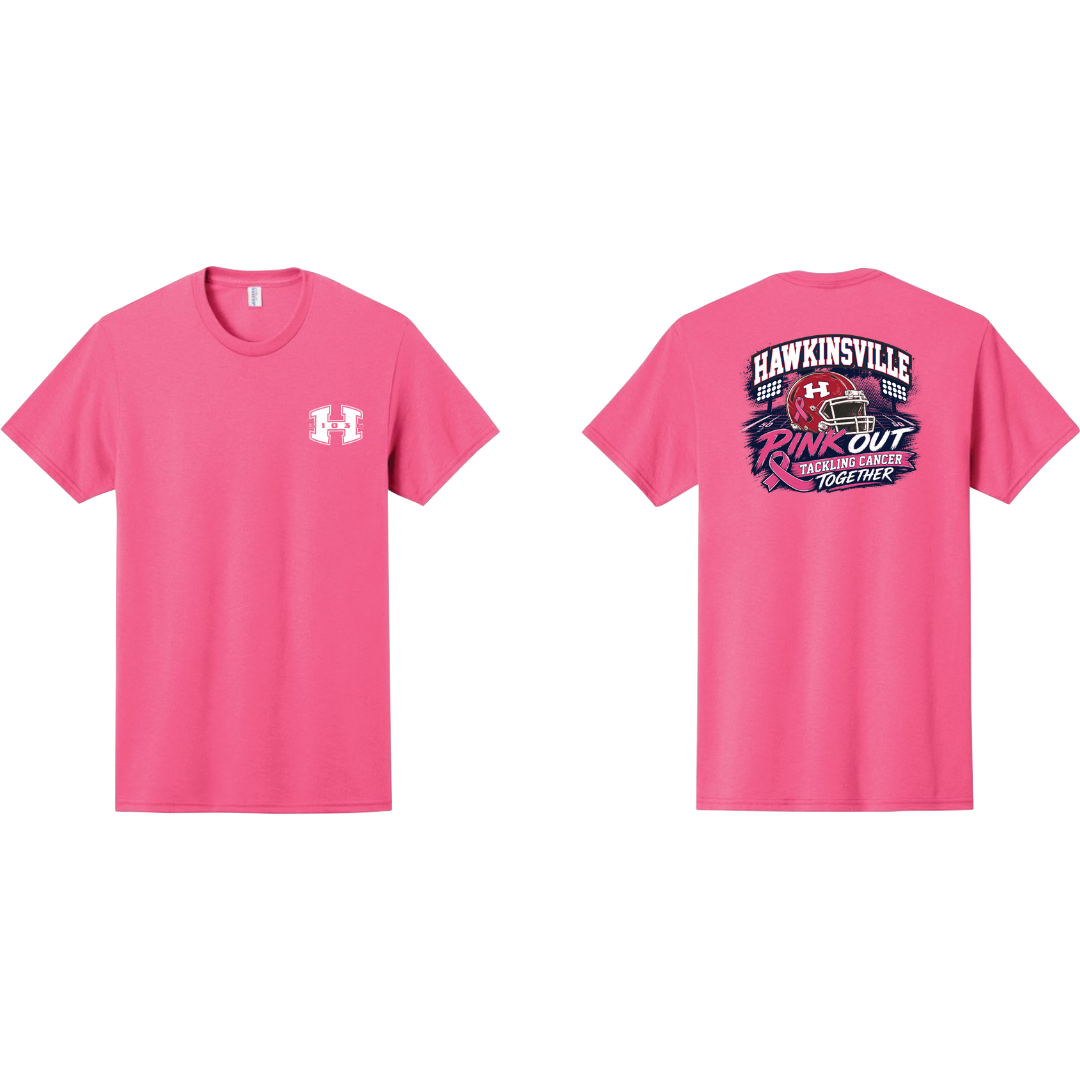 Hot Pink 50/50 Cotton Poly Shirt