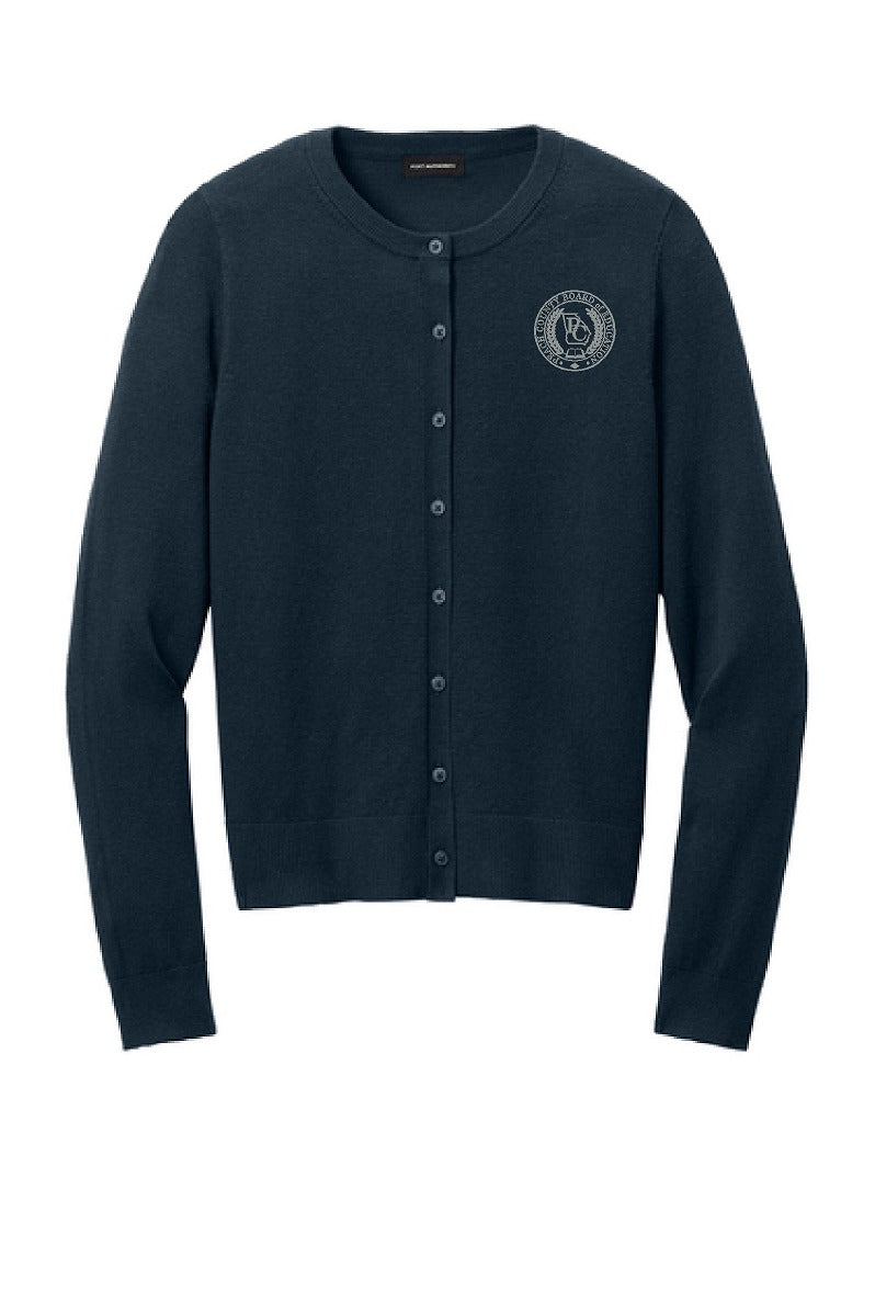 LSW2870 Port Authority® Women’s Easy Care Crewneck Cardigan Sweater