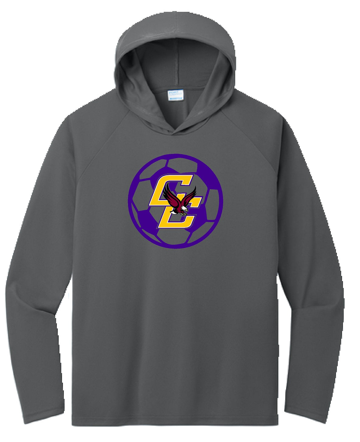 Soccer Port & Company® Performance Pullover Hooded Tee PC380H