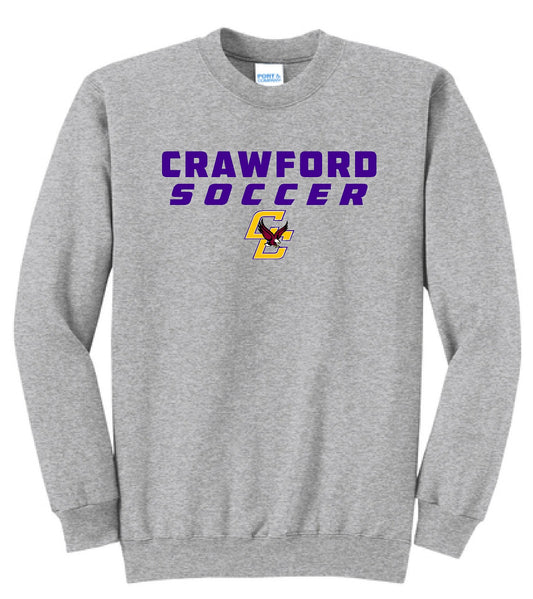 Soccer Port & Company® Core Fleece Crewneck Sweatshirt PC78